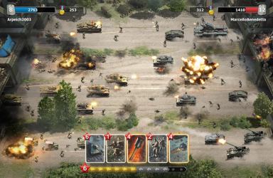 Screenshot 2 Heroes of War: WW2 Idle RPG android
