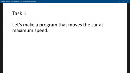 Screenshot 4 Tumbler Acrobat Car for Lego Boost 17101 instruction with programs windows