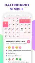 Captura de Pantalla 4 Calendario Menstrual - la ovulación y el embarazo android