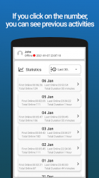 Screenshot 7 WA Track - Online Last Seen Tracker For Whatsapp android