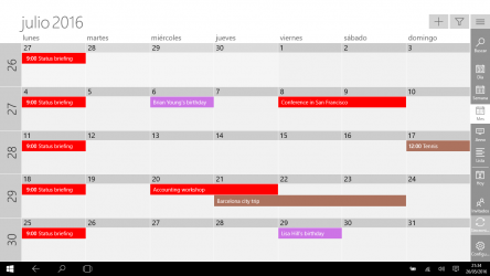 Screenshot 1 One Calendar windows