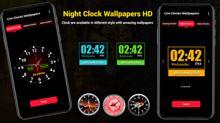 Captura de Pantalla 4 Fondos de pantalla de reloj inteligente android