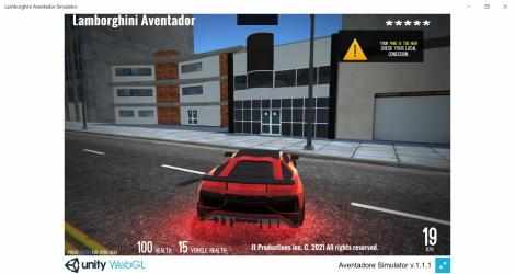 Capture 4 Lamborghini Aventador Simulator windows