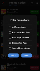 Captura 11 Promo Codes by Appz.Net android