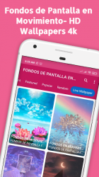 Screenshot 9 Fondos de Pantalla en Movimiento- HD Wallpapers 4k android