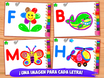 Screenshot 11 Dibujos para colorear🎨Juegos de letras para niños android