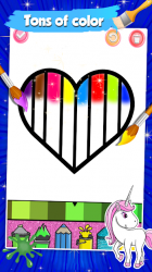 Captura de Pantalla 5 Glitter Heart Love Coloring Book for Girls android