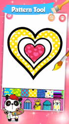 Screenshot 7 Glitter Heart Love Coloring Book for Girls android