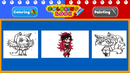 Capture 6 Gacha Life Coloring Book and Painting windows