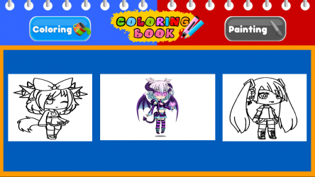 Capture 1 Gacha Life Coloring Book and Painting windows