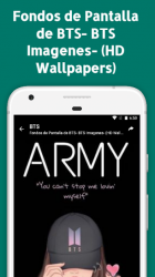 Screenshot 11 Fondos de Pantalla de BTS-  HD Wallpaper android