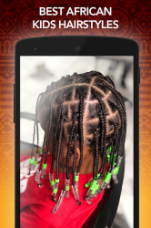 Captura 7 Peinado Africano Para Niños android