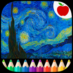 Captura 1 Vincent van Gogh Coloring Book android