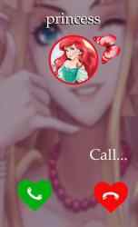 Captura de Pantalla 6 fake call princess prank Simulator android