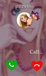 Captura 7 fake call princess prank Simulator android