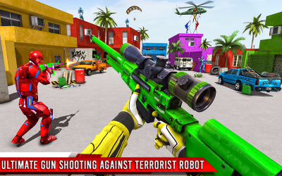 Captura 13 Juegos de disparos robot fps - juego terrorista android