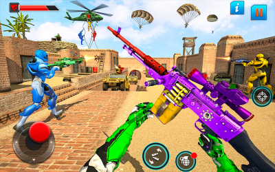 Captura de Pantalla 2 Juegos de disparos robot fps - juego terrorista android