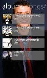 Captura de Pantalla 2 Justin Timberlake Music windows