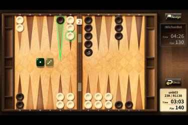 Screenshot 1 The Backgammon windows