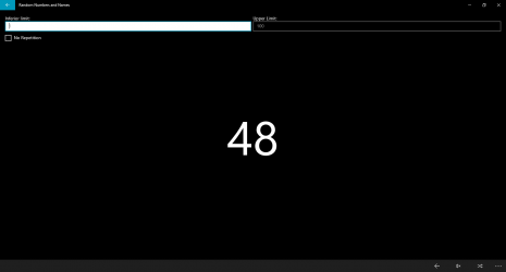 Screenshot 2 Sorteo de Números y Nombres Aleatorios windows