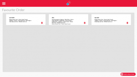 Screenshot 5 Domino’s Pizza Tab windows
