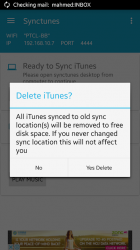 Captura 7 Synctunes: iTunes to android android