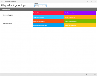 Captura 3 Focus Todo Matrix Pro - Prioritized to-do list based on the four-quadrant rule, efficient task manager. windows