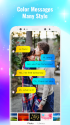 Captura de Pantalla 4 New Messenger 2021 - LED SMS, Chat, Emojis, Themes android