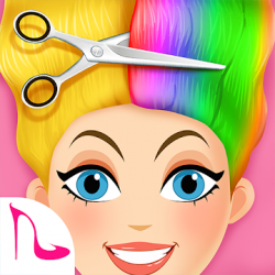 Screenshot 1 Super Hair Salon:Hair Cut & Hairstyle Makeup Games android