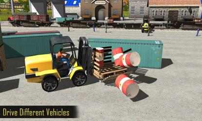 Capture 4 Cargo Train City Station - Cars & Oil Delivery Sim windows