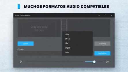 Screenshot 2 Editor vídeo y Audio: Editar canciones, musica y clips a HQ MP3 o cualquier otro formato de sonidos windows