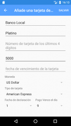 Captura 6 Gerente de tarjeta de crédito: Gerente de gastos android
