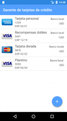 Captura de Pantalla 2 Gerente de tarjeta de crédito: Gerente de gastos android