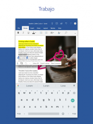 Captura 9 Word: Escribir, editar y compartir documentos android