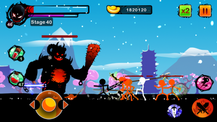 Screenshot 13 Stickman Ghost: Ninja Warrior: Action Game Offline android