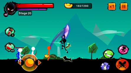Screenshot 5 Stickman Ghost: Ninja Warrior: Action Game Offline android