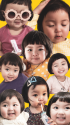 Screenshot 2 Cute Baby Stickers: Jin Miran android
