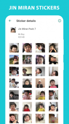 Captura de Pantalla 4 Cute Baby Stickers: Jin Miran android