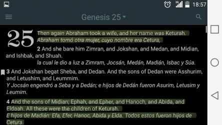 Screenshot 12 Inglés Español Biblia android