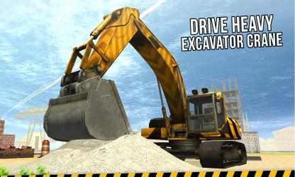 Screenshot 3 Excavator Crane Simulator - Buildings Construction windows