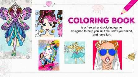 Captura 6 Princess Mandala Baby Doll Glitter Coloring Pages - Unicorn Artist windows