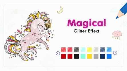 Captura de Pantalla 5 Princess Mandala Baby Doll Glitter Coloring Pages - Unicorn Artist windows