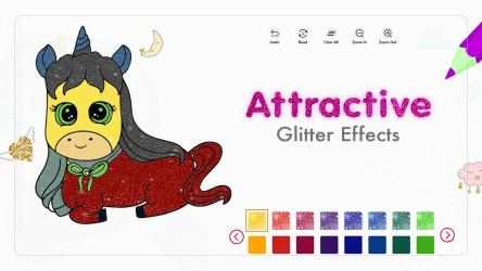 Imágen 4 Princess Mandala Baby Doll Glitter Coloring Pages - Unicorn Artist windows