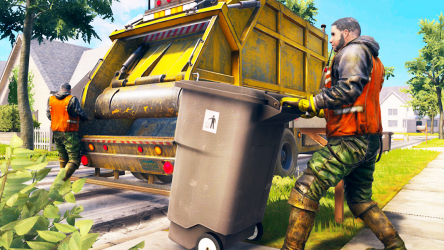 Screenshot 2 City Trash Truck Simulator: Dump Truck Games android