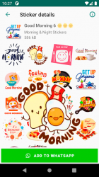 Image 5 Good Morning and Good Night Stickers for WhatsApp android