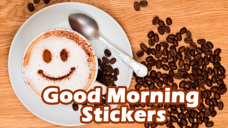 Capture 10 Good Morning and Good Night Stickers for WhatsApp android