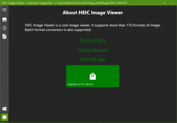 Capture 6 HEIC Image Viewer - Converter Supported windows