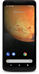 Captura de Pantalla 3 Mars 3D live wallpaper android