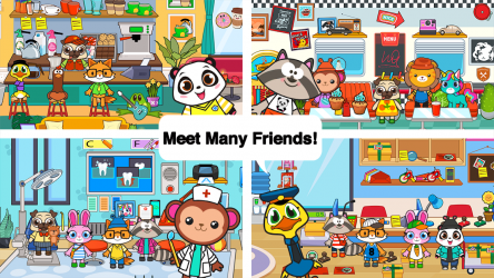 Screenshot 3 Main Street Pets Village - Meet Friends in Town android
