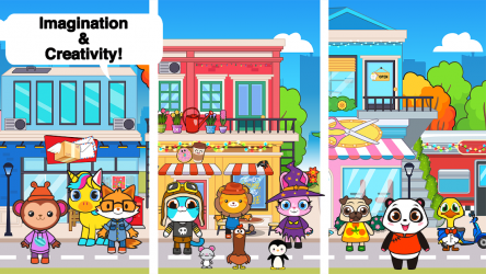 Captura de Pantalla 7 Main Street Pets Village - Meet Friends in Town android